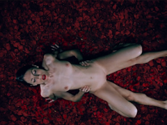 Dlouhé romantické mrdání v růžích