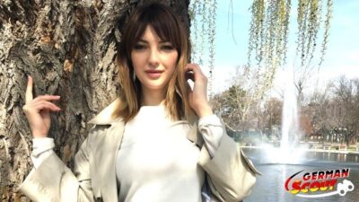 German Scout: Teenka Kristin análně šoustá za peníze